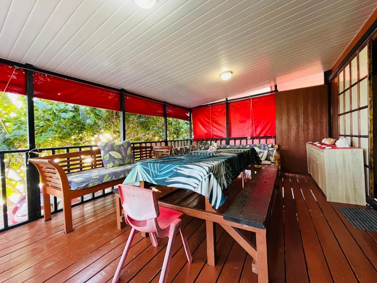 Moorea Temae Bungalow Lory Bord De Mer Buitenkant foto